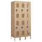 Salsbury Industries Wardrobe Locker, Tan, Ventilated, 2 Tiers 72368TN-U